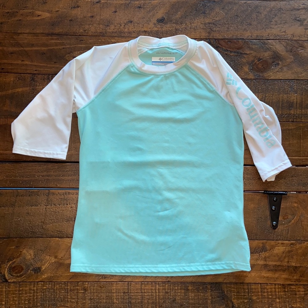 ❤️ Columbia Omni -Shade Sun Protection Girls Size Small #183
